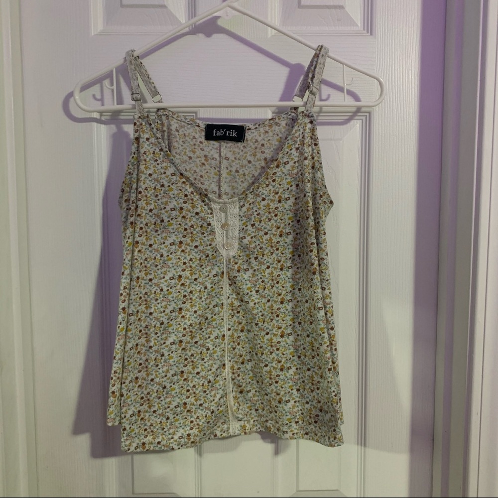 Cottage-Core Fab’rik Floral Tank